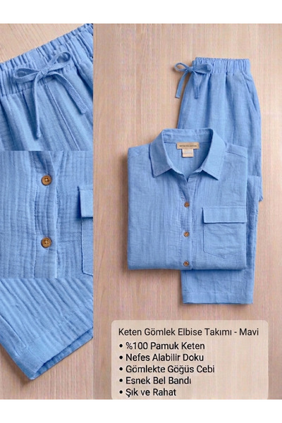 Ta-Fu Global Γυναικείο καλοκαιρινό φόρεμα και πουκάμισο από μουσελίνα Ta-Fu -...