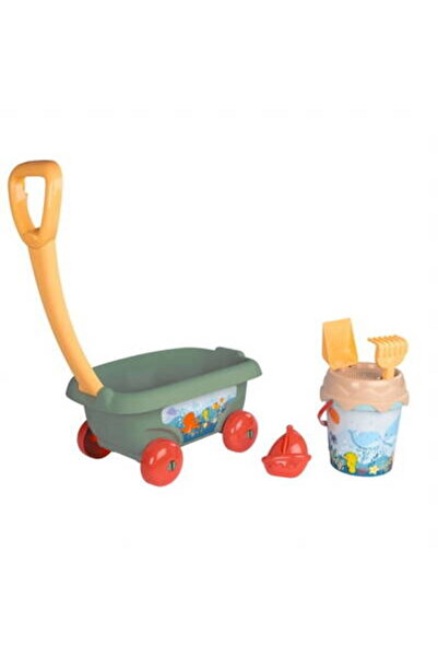 Smoby Творческа играчка Smoby количка за пясък с аксесоари, ергономична, сгъв...