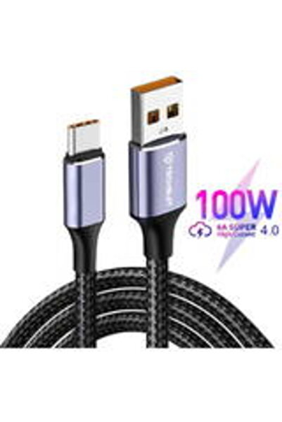 Techsuit Καλώδιο δεδομένων USB σε Type-C, Υπερταχεία Φόρτιση, 100W, 480Mbps, ...