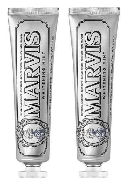 marvis pro Whitening Toothpaste Mint Flavor - 85ml x 2 pieces, Premium Set