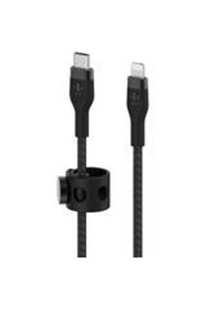 Belkin Кабел Date Flex Lightning/USB-C 15W 3м MFi. сертификат черен CAA011bt3MBK