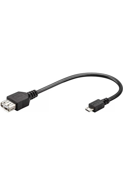 goobay Καλώδιο προσαρμογέα OTG micro USB αρσενικό σε USB θηλυκό 20εκ.