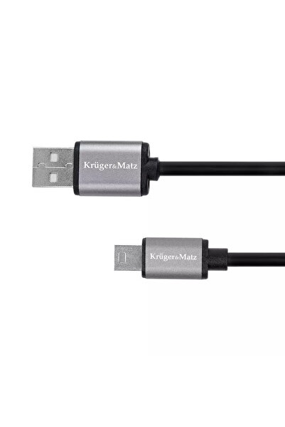 Kruger&Matz Καλώδιο USB - mini USB 1μ ΒΑΣΙΚΟ