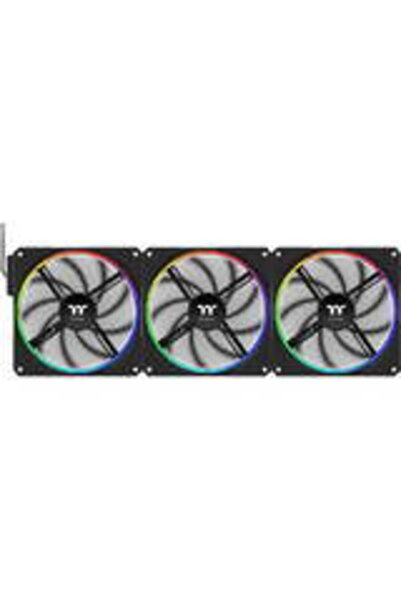 THERMALTAKE TS 140 EX RGB (μαύρο, συσκευασία 3 τεμαχίων, 140 χιλιοστά)