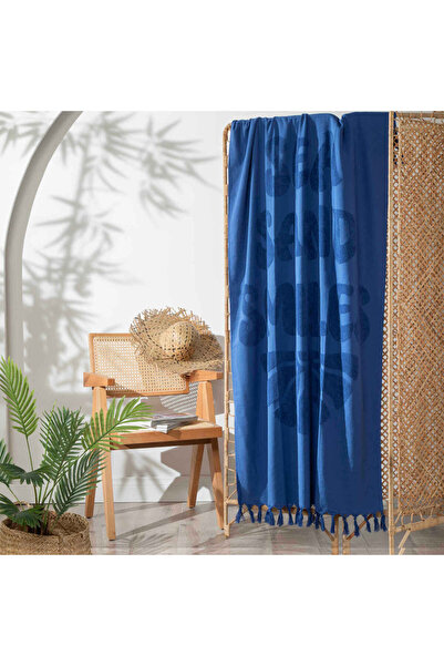 Linens Sandy 90x170 cm Prosop de plajă Albastru