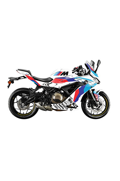 RR Graphic RKS SRK 400 KİT BMW BEYAZ KAPLAMA STİCKER KİT