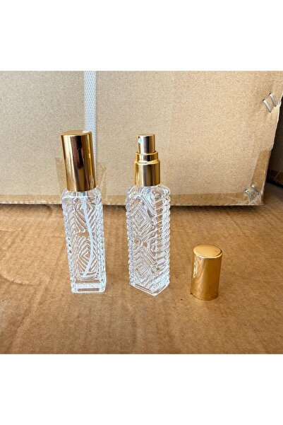 Ahsa Ticaret 5 ADET \ 10 ML GOLD KARE DESENLİ CAM TÜP PARFÜM ŞİŞESİ - NİŞAN, ...