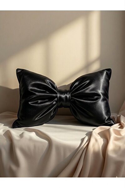 Cherry Bloom Cotton Σατέν Μαξιλάρι Φιόγκος 40x25