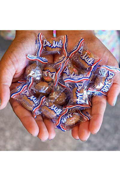 Elvan Dr Milk Caramel Candy 200 Gr. Small Size Bulk Pack 48-50 Pieces Doypack