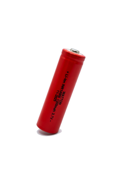 Watton WT-14500 1200mAh 3.7V Li-ion Şarj Edilebilir Pil - Kırmızı