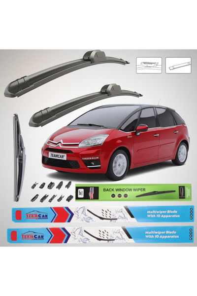 TEAMCAR Citroen C4 Picasso UD (2008–2013) Επίπεδες Υαλοκαθαριστήρες |   Πλήρε...