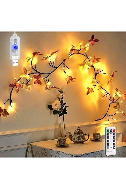 SIKS Ghirlandă luminoasă decorativă tip ramură, 72 lumini LED, alimentare USB...
