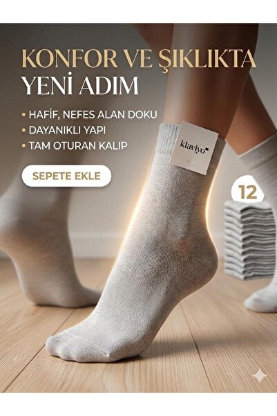 Store TemurTrade, 12 li Kaliteli Rahat Bambu Çorap