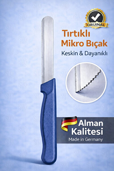 Syku Tırtıklı Micro Bıçak – Alman Kalitesi, Keskin ve Dayanıklı, Renk Seçenek...
