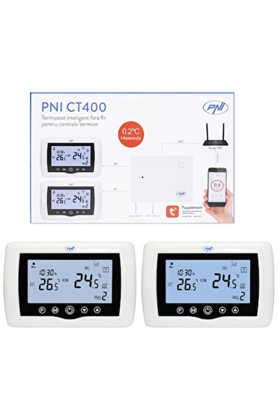 PNI Θερμοστάτης δωματίου για κεντρική θέρμανση, ασύρματος, PNI, έξυπνος, Wi-F...