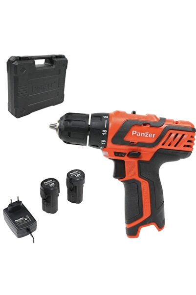 Panzer Ασύρματο δράπανο με 2 μπαταρίες περιλαμβάνονται, 12 V, 2Ah, Panzer, 14...