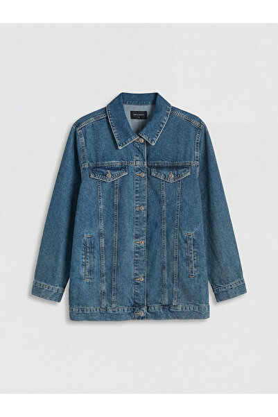 LC Waikiki Μπουφάν - Μπλε - Χαλαρό