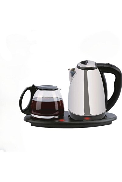 Tradeo Electric Kettle with Glass Jug Set, 1800W Fast Boil, 1.8L Kettle + 1.2...