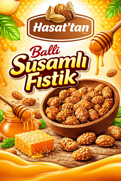 HASATTAN FISTIK BALLI SUSAMLI 500GR