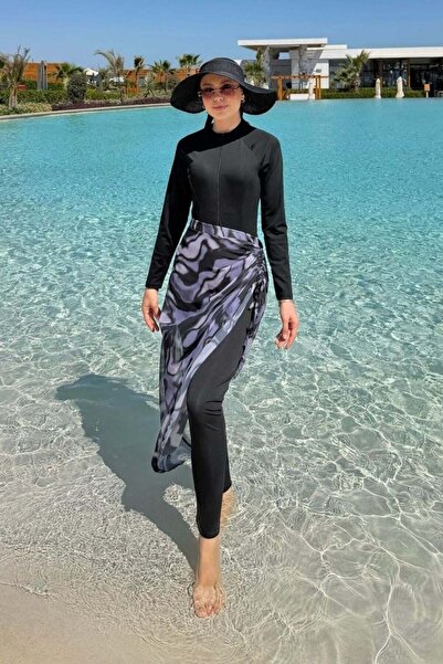 Şulemoda Giyim Μαγιό 3 τεμαχίων με κορδόνι λιλά