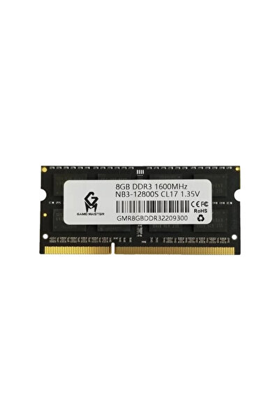 Game Master Ram 8Gb Ddr3 1600Mhz Notebook laptop Ram