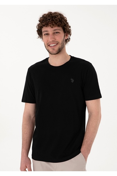 U.S. Polo Assn. Gts01Iy025 U.S. Polo Assn Erkek T-Shirt 2084591 Siyah