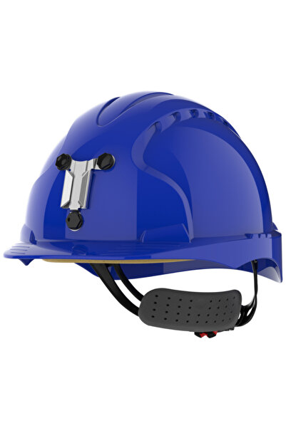 Jsp EVO®3 ✅ EN 397 Mavi Madenci Tekerlek Ayarlı İş Güvenlik Bareti 🪖