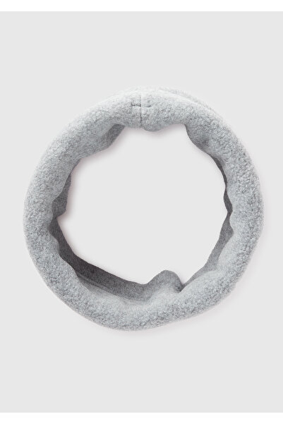 United Colors of Benetton Λεπτομερής λαιμόκοψη με λογότυπο γκρι μελανζέ για α...