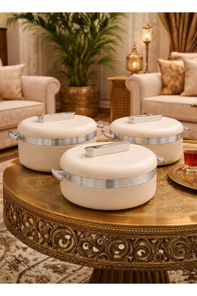 ALQANNAS طقم حافظات بلاستيك من داخل استيلصناعة اصلي ماركة ميلتون 3 حبة مقاسات 2000 مل |2500 مل |3000 مل