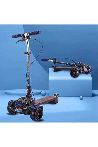 My modern game Spiderman Big Kids Scooter with Shilat Music- 3 in 1 Foldable ...