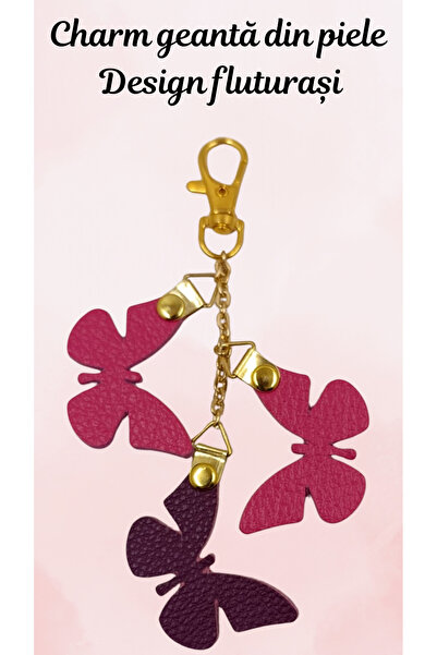 OEM Bag charm - butterfly design, bag keychain, women's bag accessory, bag ch...