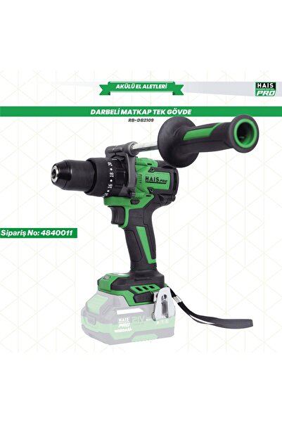hais pro Haispro RB-DB2109 Profesyonel Darbeli Matkap 21 V 150 Nm SOLO (Akü v...