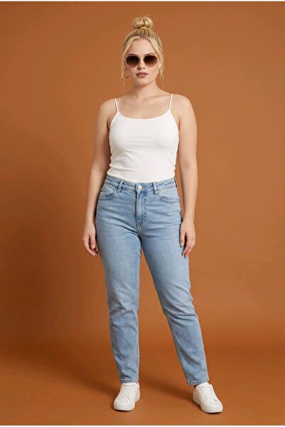 hies Ultra Flexible Elastic Straps Lycra White Color Tank Top & Bluz