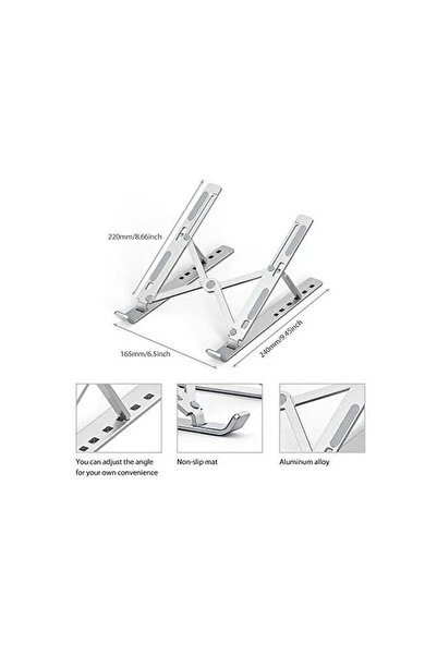Generic P1 Creative Folding Laptop Stand 💻 – Adjustable Portable Ergonomic N...
