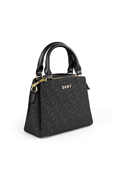 Dkny حقيبة صغيرة مطبوعة بشعار DK كلاسيك، حقيبة يد نسائية قابلة للتحويل على ال...
