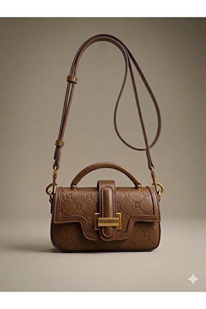 Levidor Premium Camel Γυναικεία Τσάντα Ώμου 930404