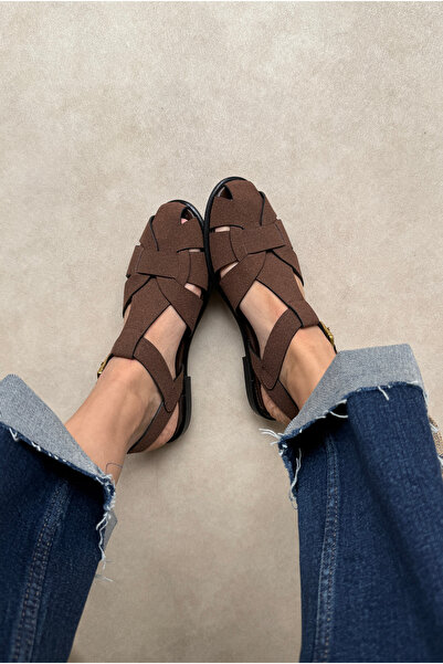 Mupa Shoes Γυναικεία Σανδάλια ΚΑΦΕ ΣΟΥΕΤ