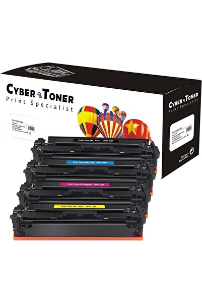 Canon CRG054 I-sensys Mf645cx Crg054 Cmyk 4 Renk Muadil Toner *YA-DE TONER*A ...