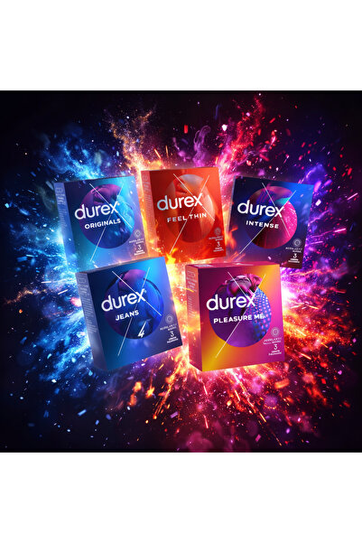 Durex Πακέτο Δοκιμών – 5 Διαφορετικοί Τύποι για Ποικίλες Εμπειρίες