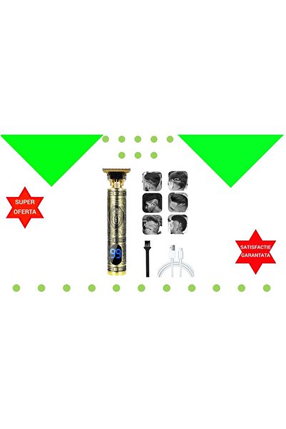 OEM Επαγγελματική Κουρευτική Μηχανή USB με Λεπίδα Τ - Τρίμερ για Διαμόρφωση Γ...