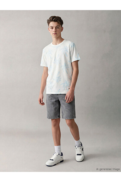 LC Waikiki Özmarka New Season Boys' Jean Shorts