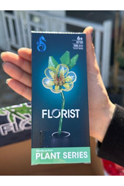 FLORİST plant series 60- 150 parça çiçek blok yapı serisi 7x16 cm kutuda