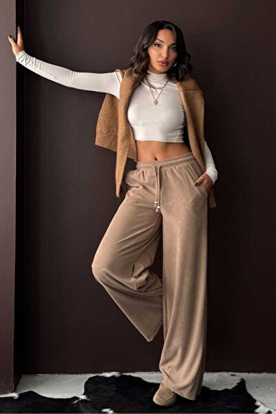 VERYMODA Fitilikadife Trousers - Mink |   F1996