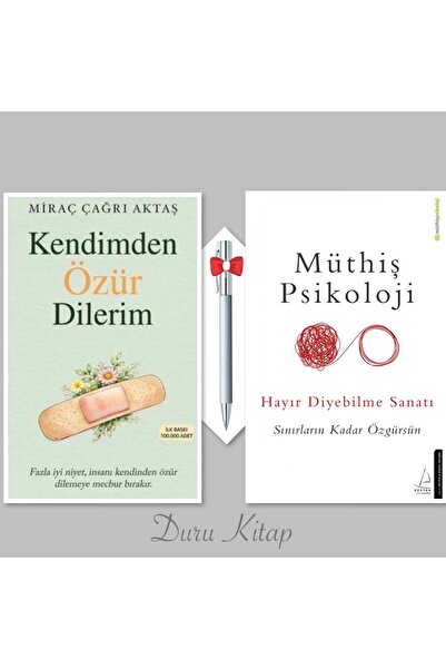 İndigo Kitap Kendimden Özür Dilerim - Miraç Çağrı Aktaş & Hayır Diyebilme San...