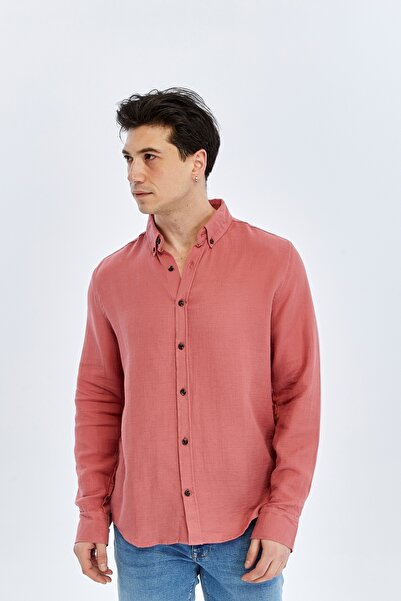 trender Cămașă bărbătească 12-10151 KİREMİT