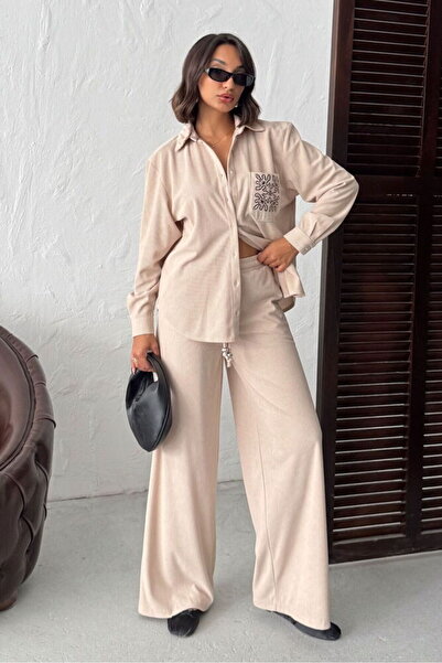 VERYMODA Corduroy Pants - Stone |   F1996