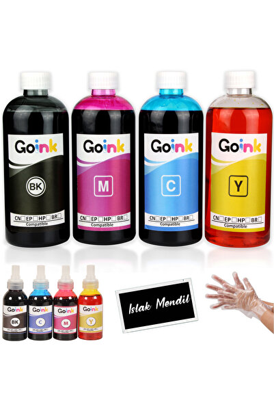 Goink Brother MFC-T930DW BTD100 CMYK Muadil Murekkep Seti 4x500ml+4x100ml