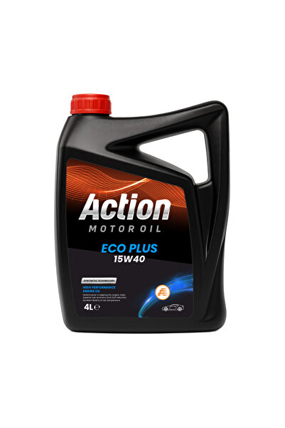 Çok Dereceli Motor Yağı Eco Plus 15W40 4 Lt