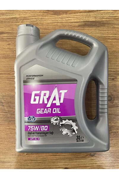 GRAT ŞANZIMAN YAĞI 3 LİTRE 75W80 YARI SENTETİK GL-4