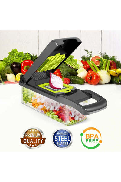 OEM Πολυλειτουργικός Τρίφτης για Φρούτα και Λαχανικά - Σετ 12 τεμαχίων με Προ...